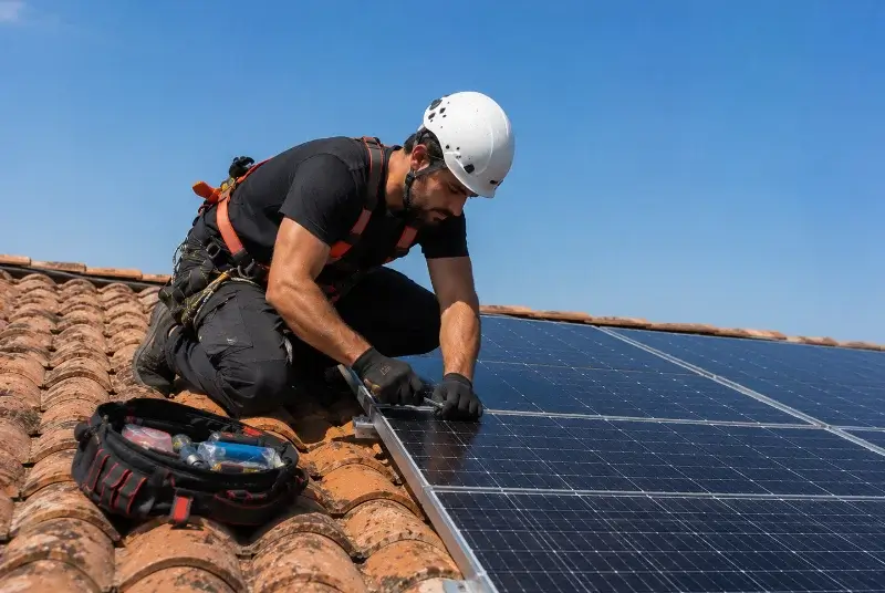 Maintenance et monitoring de panneaux solaires à Bouleternère