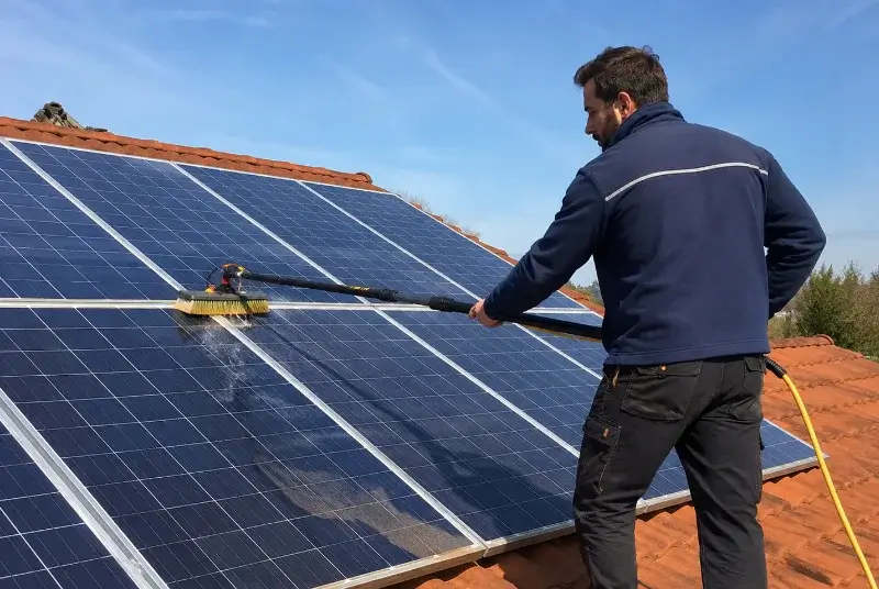 Nettoyage et entretien de panneaux solaires à Bouleternère