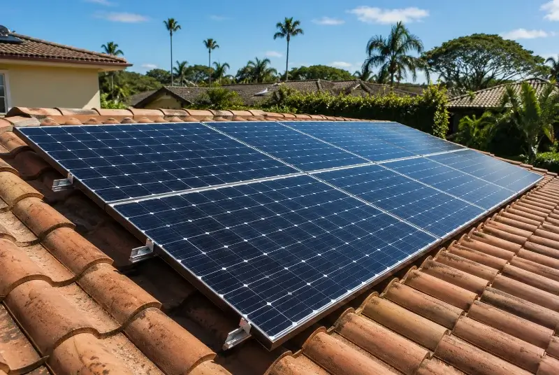 Installation de panneaux solaires à Bouleternère
